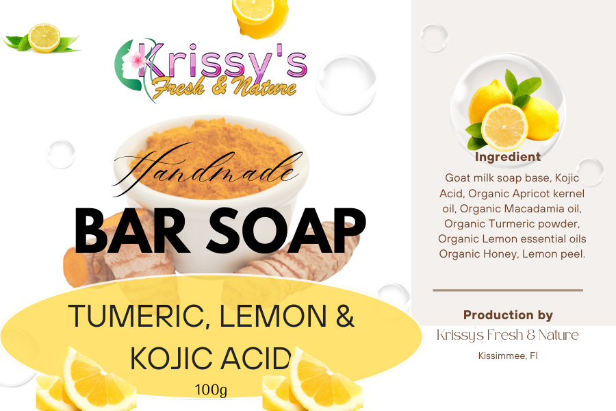 Tumeric Lemon Kojic acid Soap