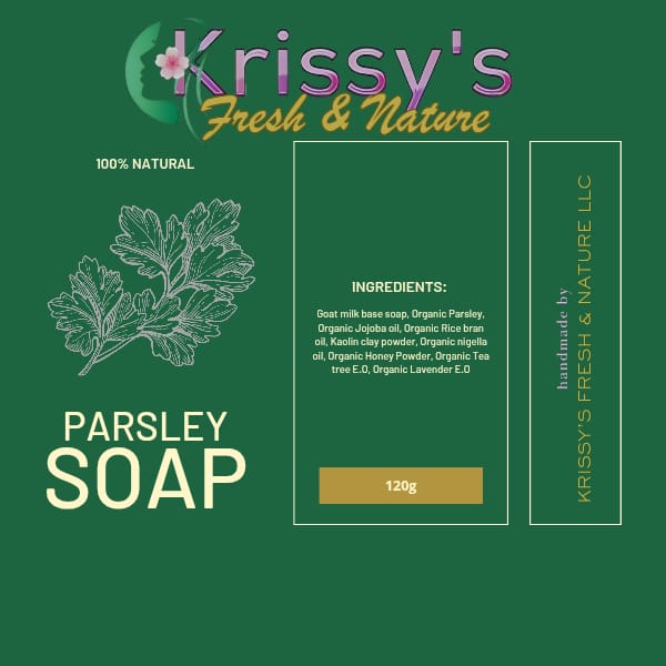 Parsley anti- acne soap